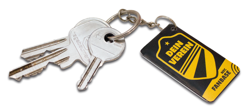 FanTAG NFC-Schlüsselanhänger mit Vereinslogo